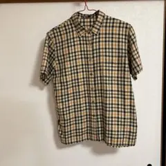 Daks チェック柄 半袖シャツ Mサイズ