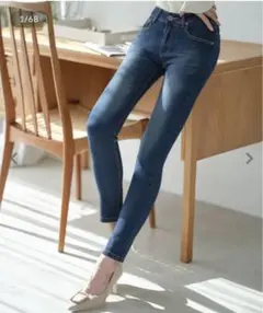 神戸レタス　デニム　ジーンズ　ストレッチフィットスキニーデニムパンツのサムネイル