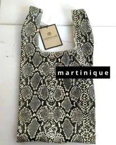 【未使用品】martinique　パイソン柄 バッグ
