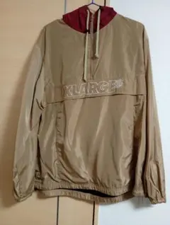 【完売モデル】XLARGE ハーフジップ 2トーン アノラックパーカー M