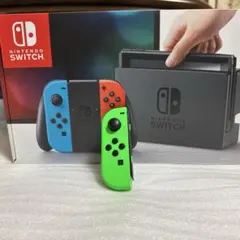 Nintendo Switchネオンブルー/ネオンレッド　グリーンジョイコン付き