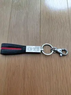 フォルクスワーゲンゴルフ　GTI キーホルダー ブラック×レッド