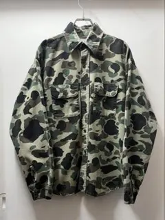 1970-80s FIVE BROTHER カモフラージュL/SシャツUSA