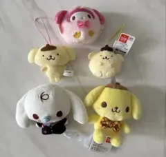 最終価格　サンリオ　シナモロール　ポムポムプリン　マイメロ　ぬいぐるみ5点セット