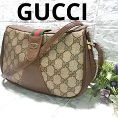 ✨️素敵✨️GUCCI グッチ　GGスプリームシェリーライン　ショルダーバック