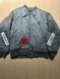 90年代　AVIREX MA-1 フライトジャケット XL カーキ