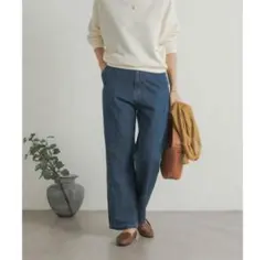 アーバンリサーチドアーズ　デニムワイドパンツ