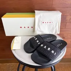 新品83%OFF】MARNI ラインストーンサンダル34〜35 22.5cm位 - メルカリ