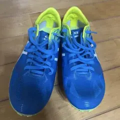 ASICS RACE SPRINTER 青/黄 スパイクシューズ　２７センチ