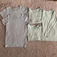ユニクロ　ヒートテック半袖・長袖Tシャツ5枚セット 140cm
