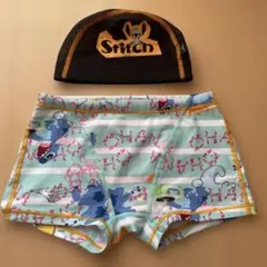 ミズノ　水着＆黒キャップのセット