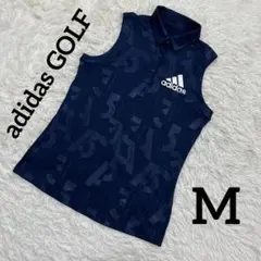 【美品】adidas GOLF レディース　ノースリーブ　ポロシャツ　Mのサムネイル