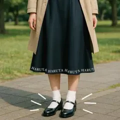 HARUTA レディース ワンストラップシューズ 日本製 本革 フォーマル 24