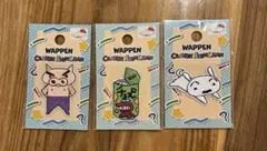 【ワッペンシール】クレヨンしんちゃん 3枚セット