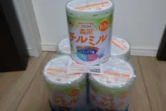新品未開封 森永 チルミル 粉ミルク800g 5缶セット