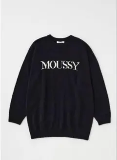 moussy ロゴニット