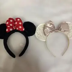 まとめ売りディズニーカチューシャミニーちゃんレースリボンミニーマウスグッズ