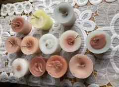 キャンドル 12個セット カラフル インテリア 癒し