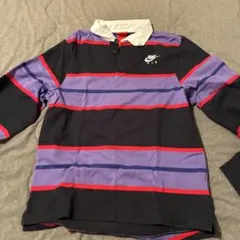 Nike ストライプ ポロシャツ Sサイズ　ラガシャツ