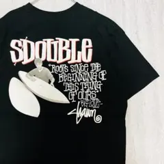 海外限定 S/Double エスダブル Tシャツ M サーフ ブラックのサムネイル