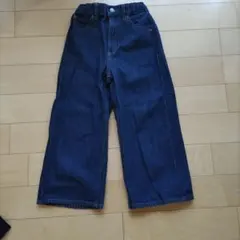 UNIQLO130cm ワイドパンツ ゴム入りウエスト