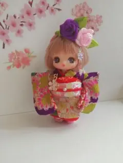 a-26)ぷちリカちゃん　着物　浴衣 a-26)ぷちリカちゃん 着物 浴衣 - メルカリ