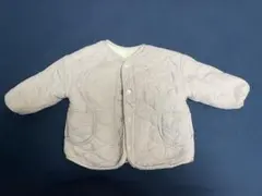 【アプレレクール】リバーシブルアウター80サイズ　くすみピンク