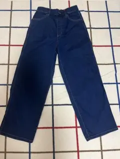 グローバルワーク　デニムタックワイドパンツ