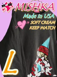 希少・USA製✨MISHKA ミシカ ソフトクリームキープウォッチ スウェットLのサムネイル
