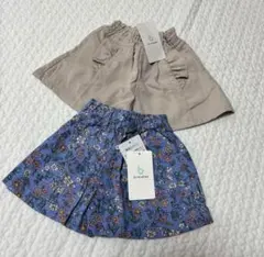 アプレレクール ギンガムチェックワンピース 90 センチ ２点セット 2回着用