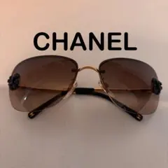 CHANEL サングラス ココマーク グリーンオレンジ グラデーション
