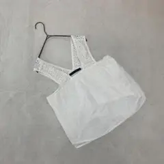 ZARA BASIC トップス ノースリーブ ショートレース 値段交渉可