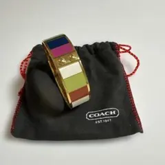 COACH マルチカラー　バングル