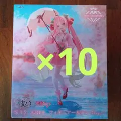 桜ミク AMP＋ フィギュア 〜桜ドレスver.〜 10点セット