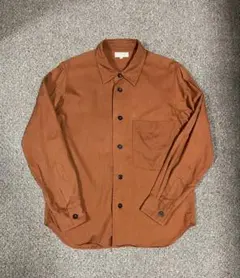 美品　マーガレットハウエル　コットンウール　ブラウン　MHL 長袖シャツのサムネイル