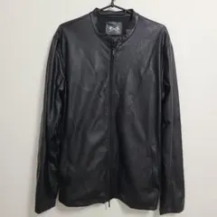 Retto Engine　革ジャン　 フェイクレザージャケット L