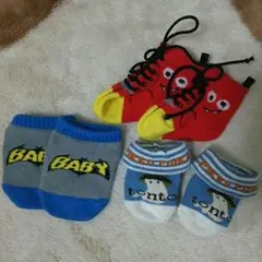 新生児 ベビー 靴下 ３枚セット ムック