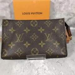 LOUIS VUITTON モノグラム バケット付属 ポーチ ブラウン