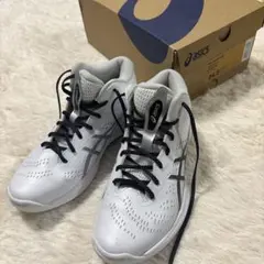 アシックス⭐︎バスケットボールシューズ 24.5cm ホワイト