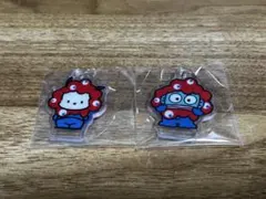 サンリオ　ガチャガチャ　ミャクミャクなりきりアクリルチャーム