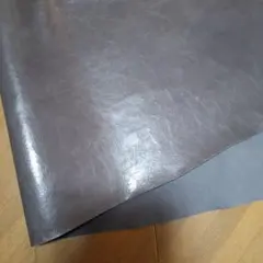 レザー生地 グレー