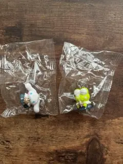 サンリオキャラクター フィギュア型キーホルダー 2個セット