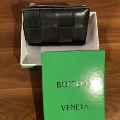 BOTTEGA VENETA 二つ折り財布 ブラック 箱付き