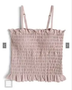 ピンク シャーリングキャミソール