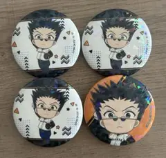 HUNTER×HUNTER ジャイアンツ　レオリオ　ホログラム缶バッジ