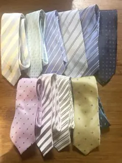 ネクタイ 10本 まとめ売り メンズ ジャンク リメイク用