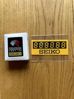 SEIKO 世界陸上2025 ピンバッジ　シールセット