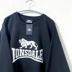 ロンスデール　LONSDALE　トレーナー　スウェット　長袖　黒　5L 新品のサムネイル