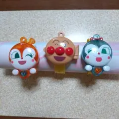 アンパンマン キャラクターおもちゃ 腕時計タイプ　3個セット