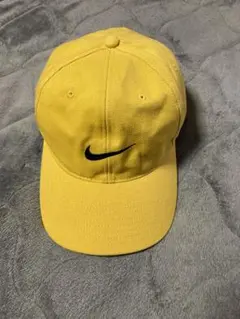 90s NIKE ナイキ　イエロー　ブルー　キャップ